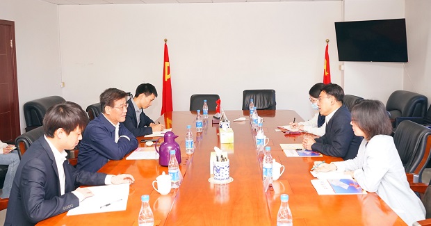 马夫会长会见韩国驻华使馆特许官徐昌大一行